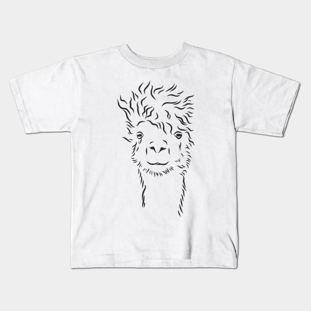 lama Kids T-Shirt by Elala